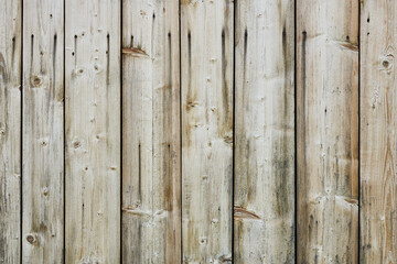 Old rustic rough wood background. Old house wall. Vintage backdrop. Wood planks. Wooden texture background. Old surface