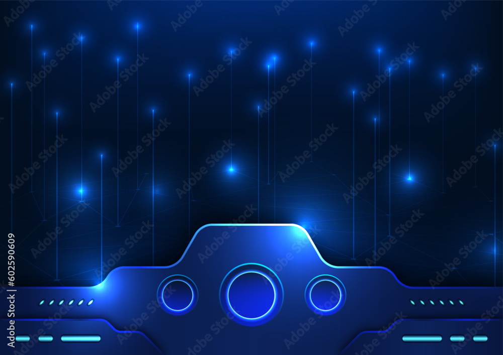 Poster modern technology control screen background it is a screen suitable for using technology, games, spa