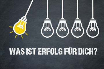 Fototapeta premium Was ist Erfolg für dich? 