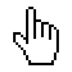 pixel hand cursor
