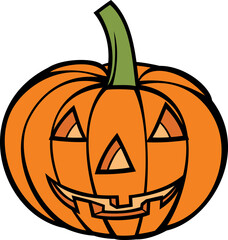 Pumpkin for Halloween PNG illustration