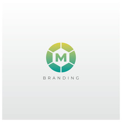 M Letter Logo Vector Trademark. Universal M Logotype Brand