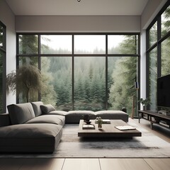 Natural Elegance: A Modern Home in Harmony with Nature