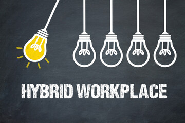 Fototapeta premium Hybrid Workplace 