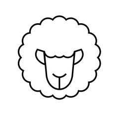 Obraz premium Sheep icon.Sheep logo