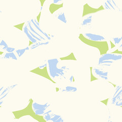 Pastels Tropical Leaf Seamless Pattern Design