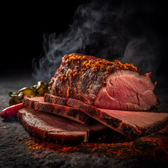 grilled steak on the grill