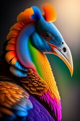 bird of paradise in the night