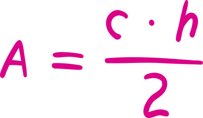 Geometric formula of a straight line