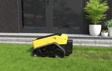 Electric lawn mowing robot, The automatic lawn mower