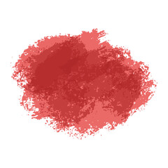 Hand draw brown brush watercolor strock design