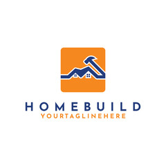 Modern Construction Building Logo Design Vector