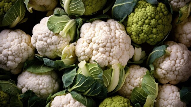 Fresh cauliflower fullframe