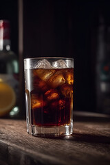 Glass of soda. ai