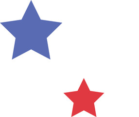 star 4th of july celebration red white blue freedom day