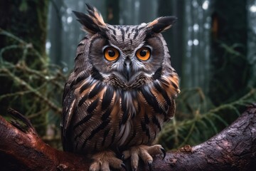 Fototapeta premium Owl staring to us