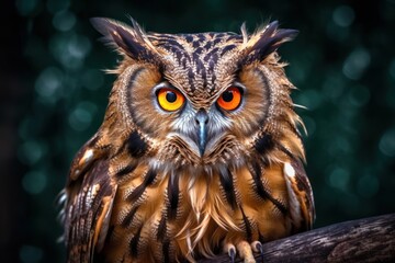 Obraz premium Owl staring to us