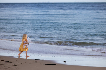 child on the beach