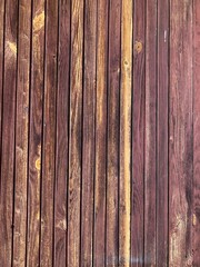 Wooden door texture up close with  vertical lines