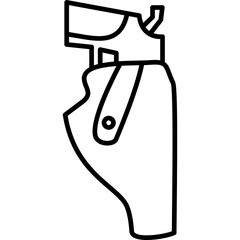 Pistol Holster Icon