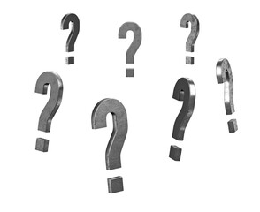 Metallic 3D Alphabet or Letter PNG Images - 7 Views in 1