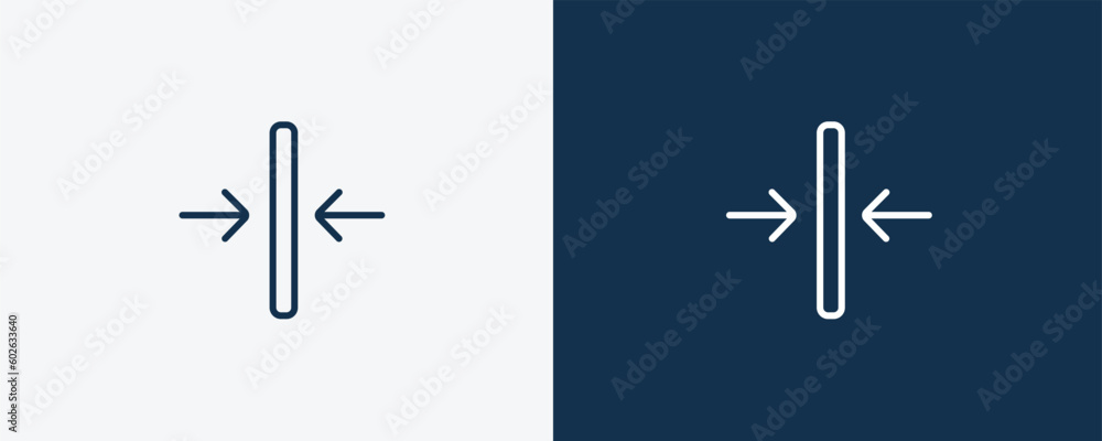 Sticker slim icon. outline slim icon from transportation collection. linear vector isolated on white and dar