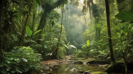 Fototapeta na wymiar Amazon Rainforest in Brazil