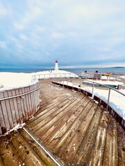 lighthouse on the coast