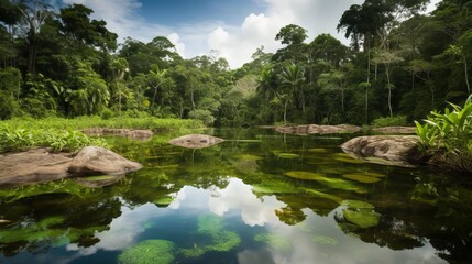 Fototapeta na wymiar Amazon Rainforest in Brazil