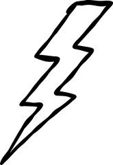 Doodle Grunge Lighnting