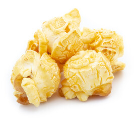 popcorn isolated on white background