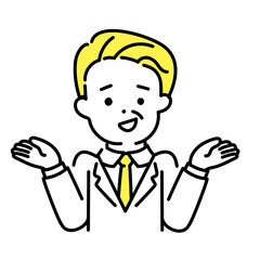 かわいい人物のイラストシリーズ _ オフィスワーカー_シニア _ 呆れる