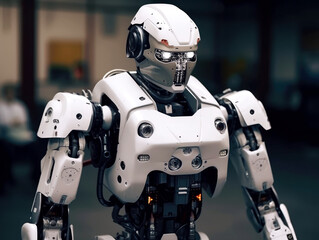 robot cyborg soldier, ai