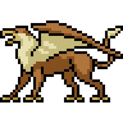 pixel art griffin fairy tales
