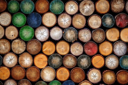 Tree Rings as a Natural Chronology: Visualizing the Passage of Time through Generative AI