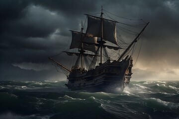 Stormy Seas: Pirate Ship