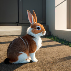 うさぎ　Generative AI