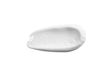 A large smear of white foam with no background. PNG