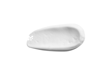 A large smear of white foam with no background. PNG