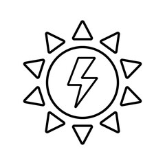 Solarenergie - Icon - Solarkraft