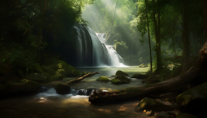 Waterfall in the forest