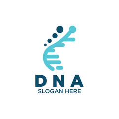 Human DNA logo icon logo designs concept, Gen logo designs template