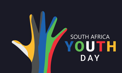 Youth day south africa 16 june. background, banner, card, poster, template. Vector illustration.