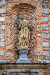 Details from the facade of a building