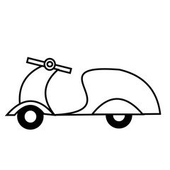 Scooter illustration image 