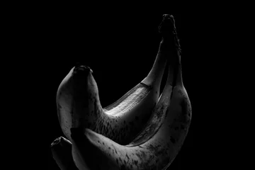 Foto auf Leinwand モノクロのバナナ　剥いた © tsutenkakuboys2