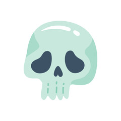 dead man skull cartoon halloween night horror