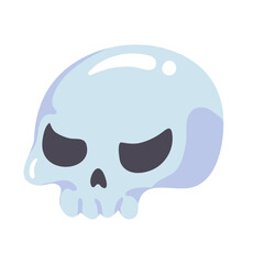 dead man skull cartoon halloween night horror