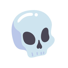 dead man skull cartoon halloween night horror