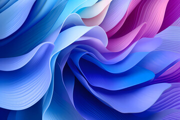 Abstract design wallpaper, organic and flowing patterns strong colorful shapes complex background material